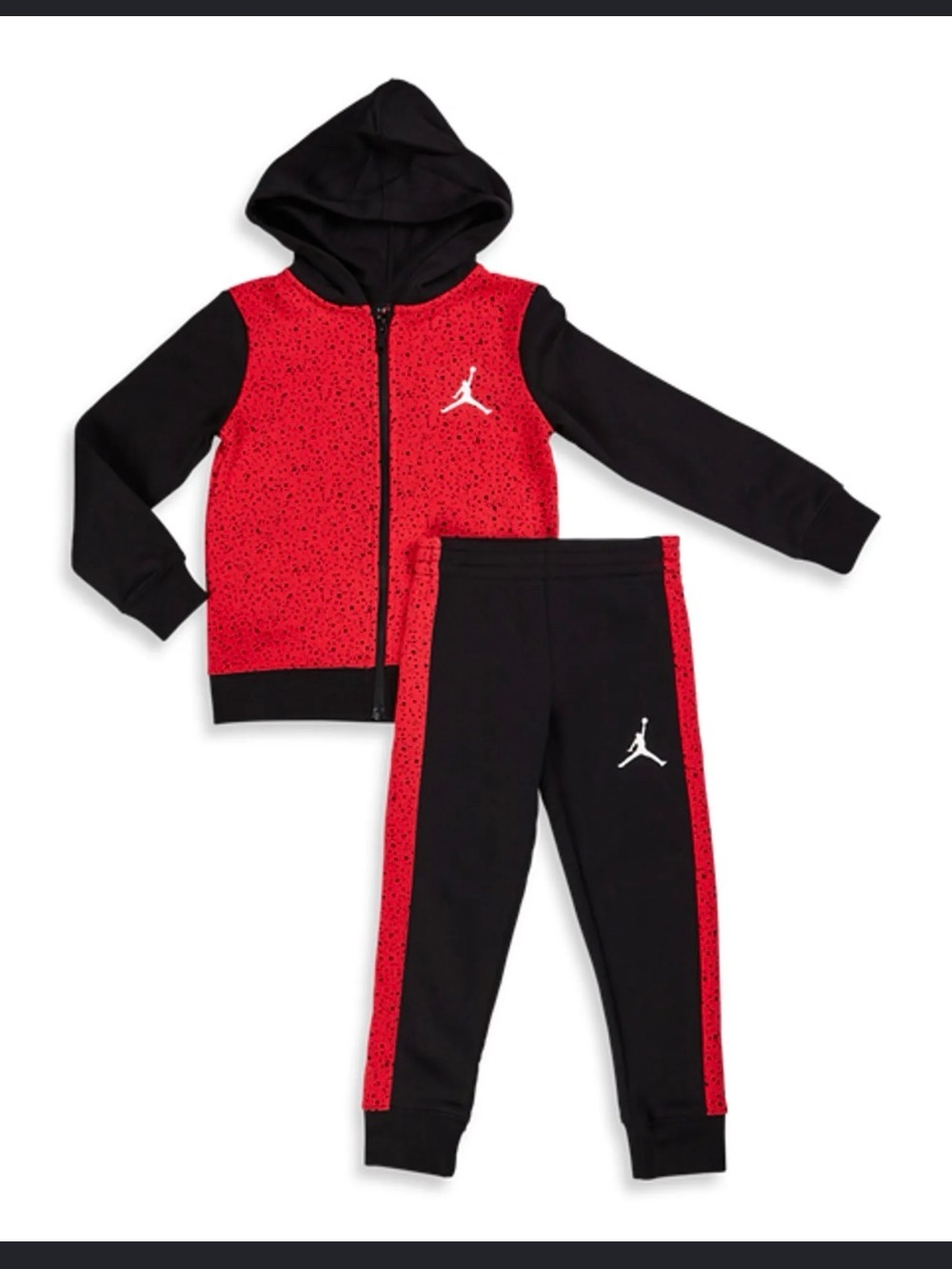 Nike Jordan Jordan Boys Air Speckle - Black, Red Size 4T